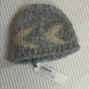 Bobo Choses Cozy Gray and Cream Kids Beanie